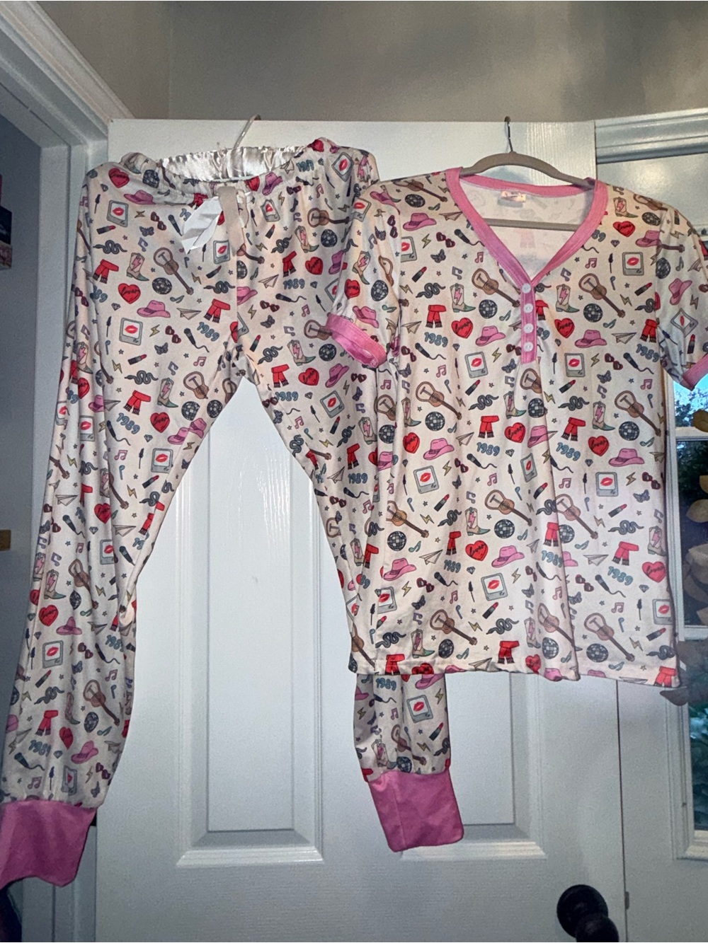 Shirley & Stone Swiftie 1989 Eras Tour Inspired Pajama Jogger Set